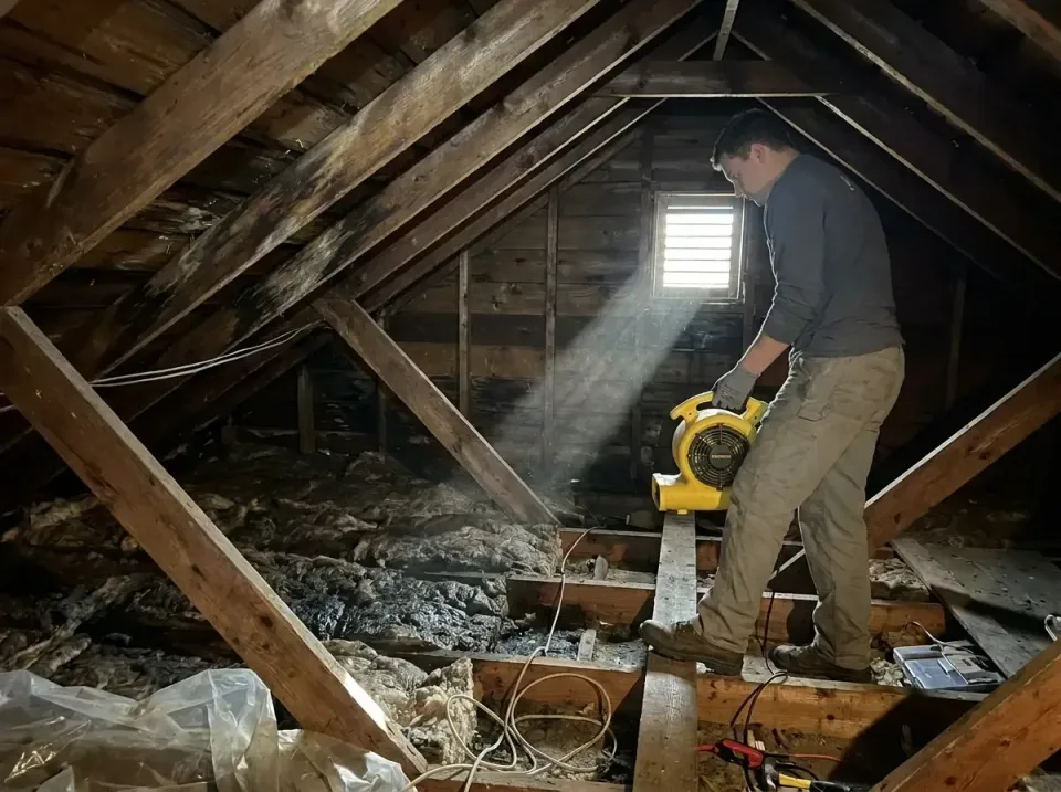attic-water-damage-drying-proc-007 — frequently asked questions, Emergency Water Extraction & 24/7 Flood Response in Lemoyne…